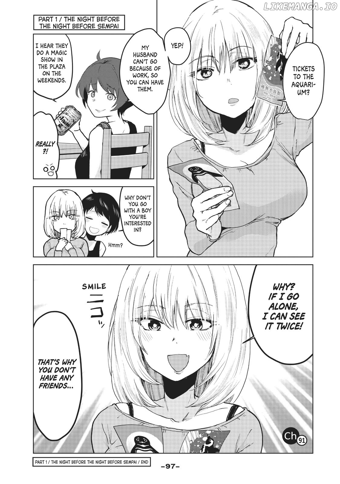 Tejina Senpai chapter 91 - page 1