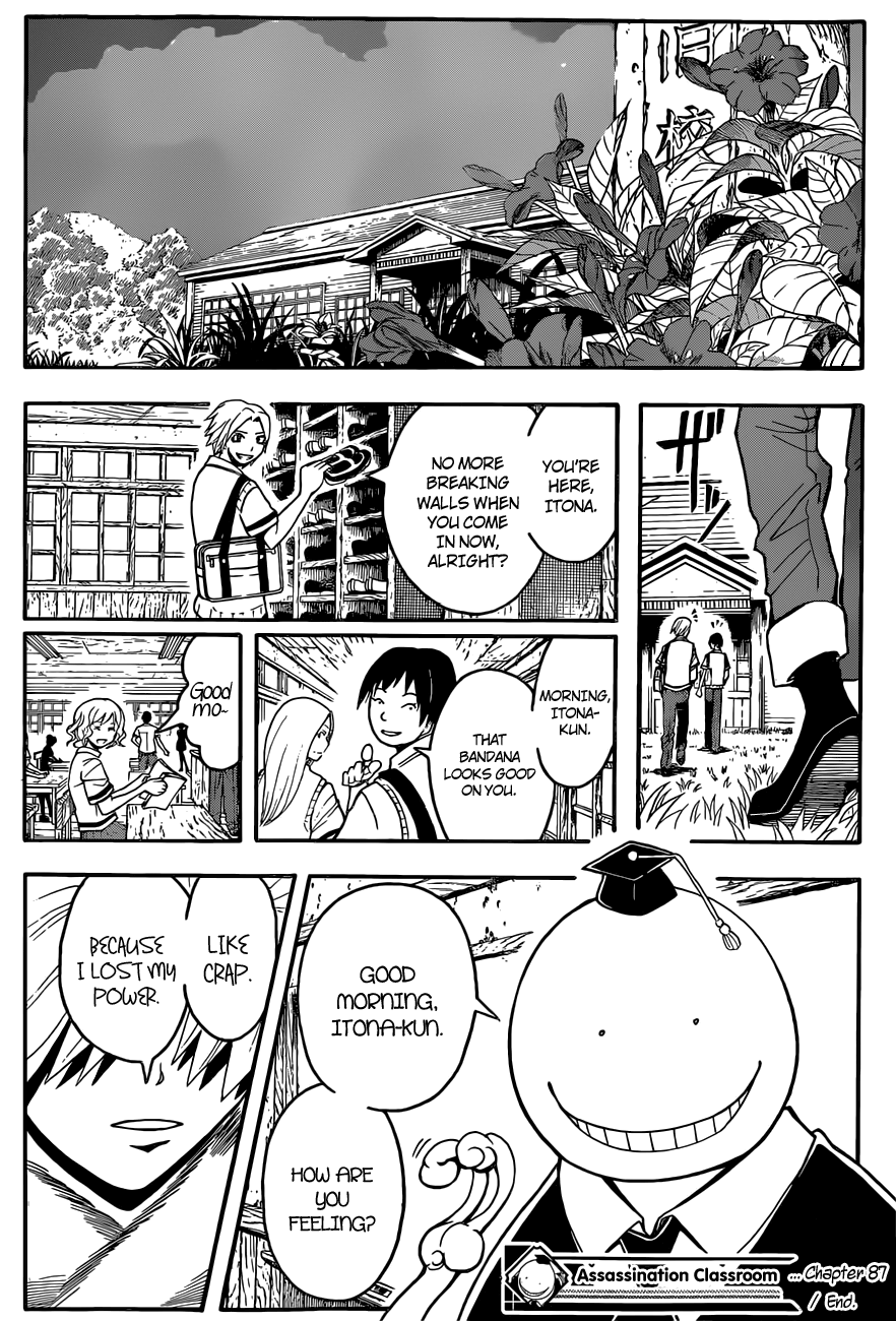 Assassination Classroom Extra chapter 87 - page 20