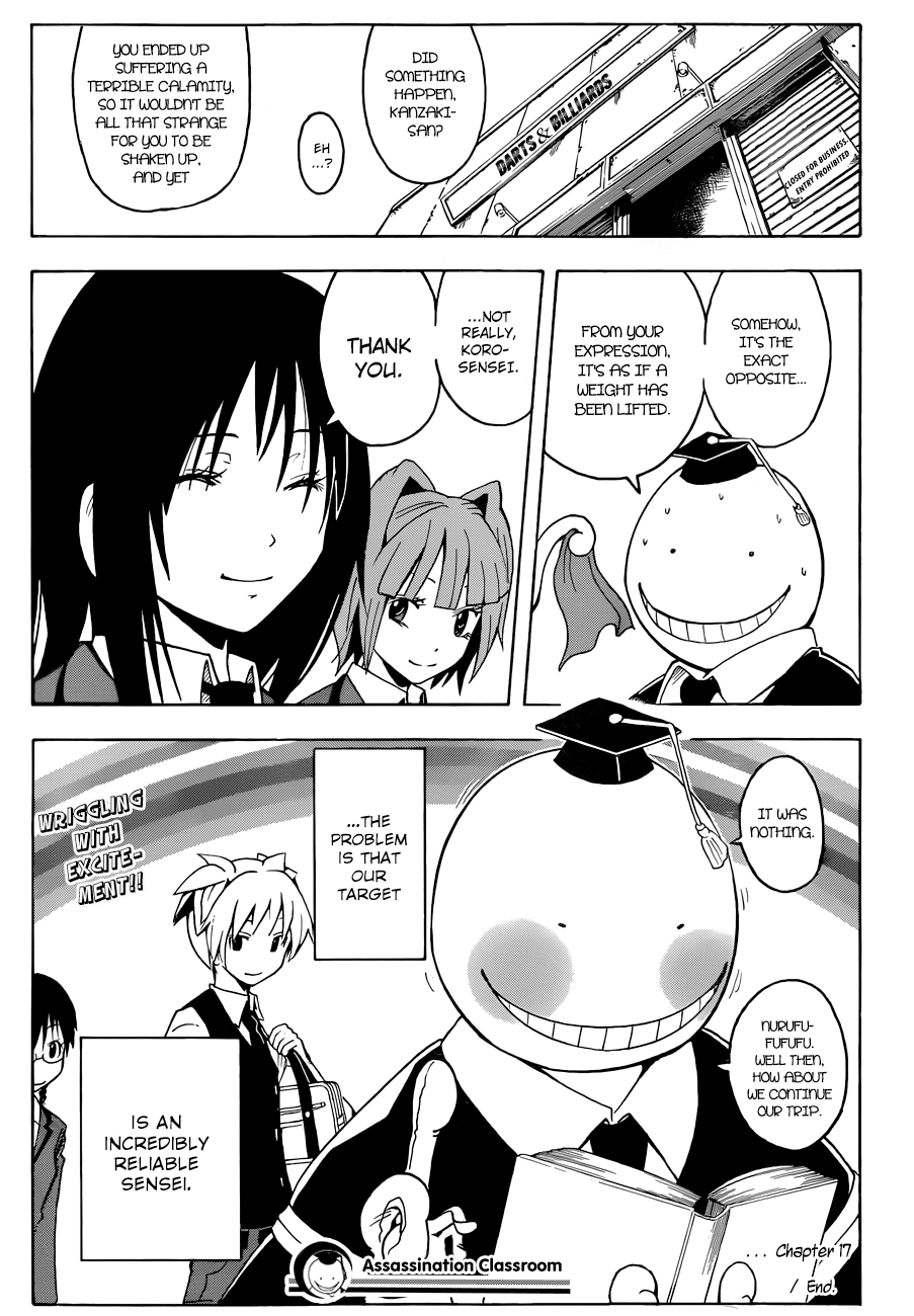 Assassination Classroom Extra chapter 17 - page 22