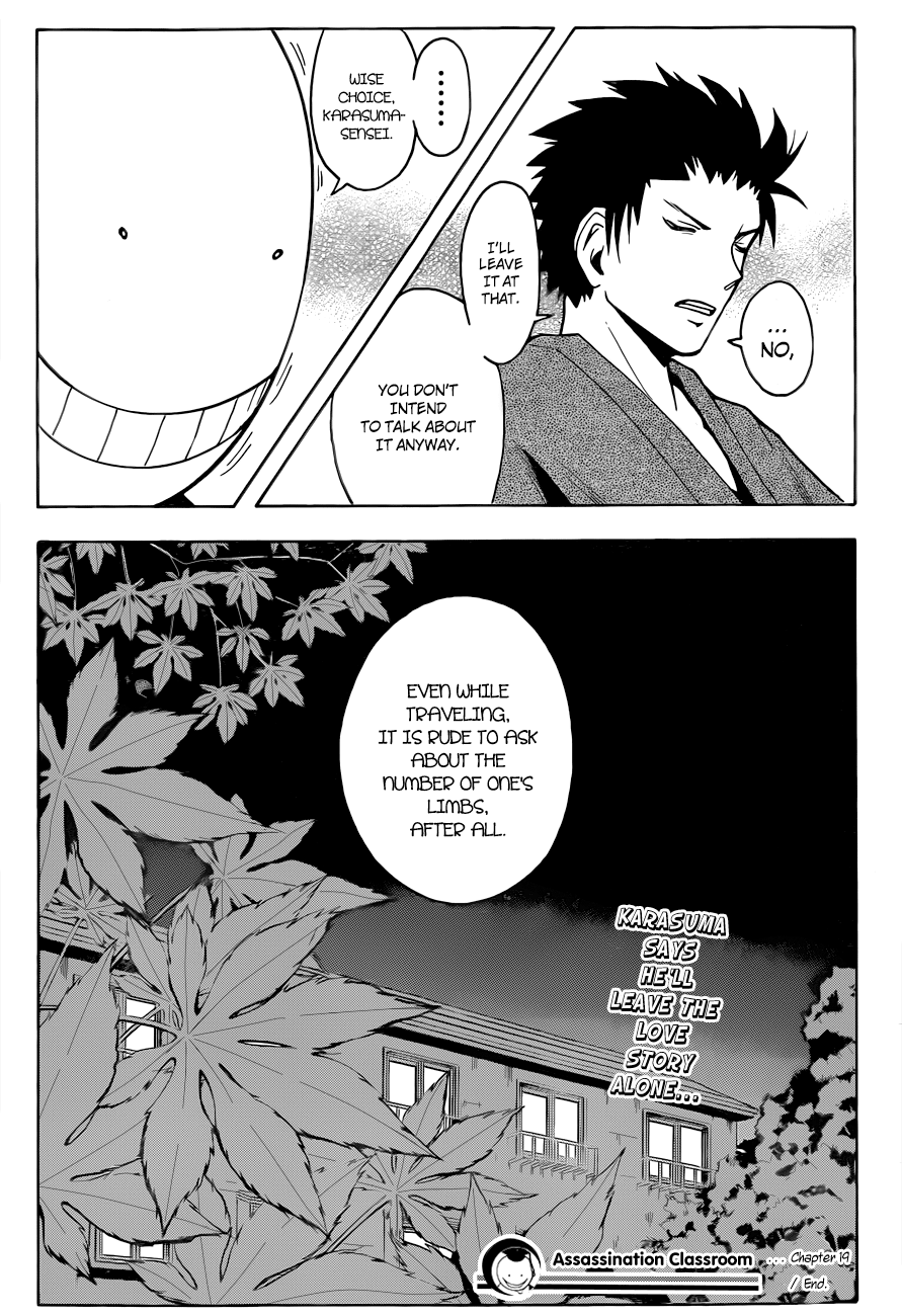 Assassination Classroom Extra chapter 19 - page 20