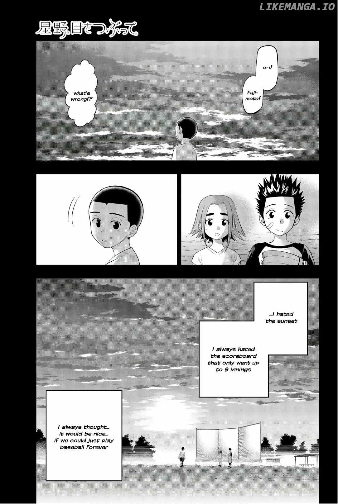 Hoshino, Me o Tsubutte. chapter 96 - page 2