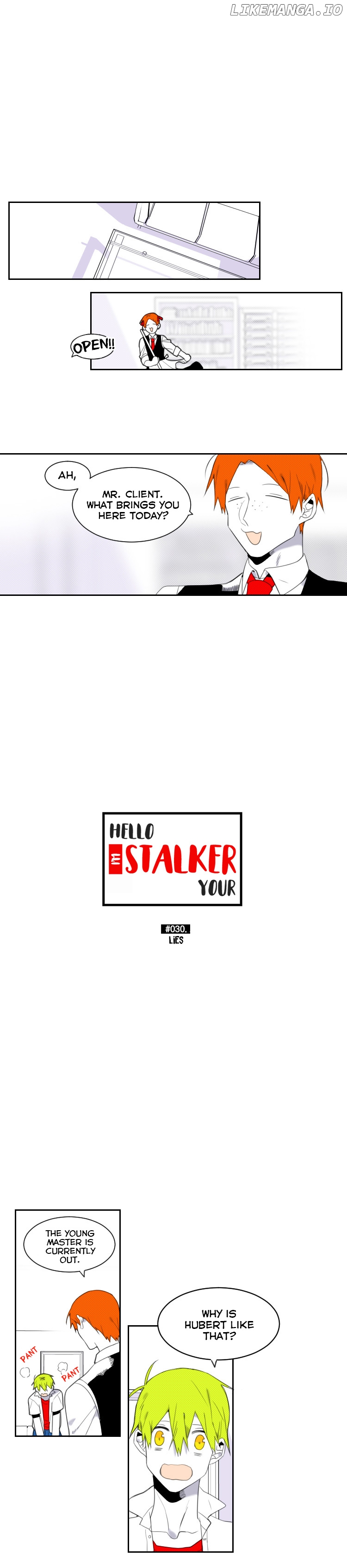 Hello, I'm Your Stalker chapter 30 - page 1