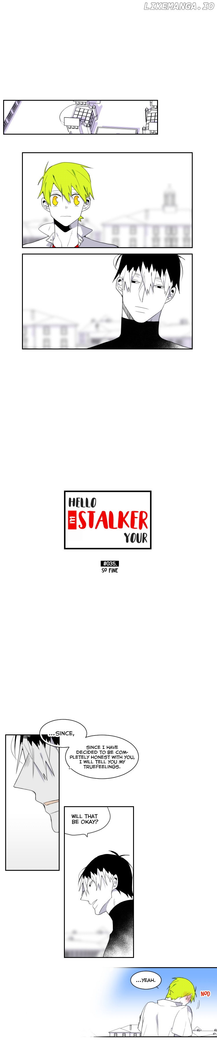 Hello, I'm Your Stalker chapter 35 - page 1