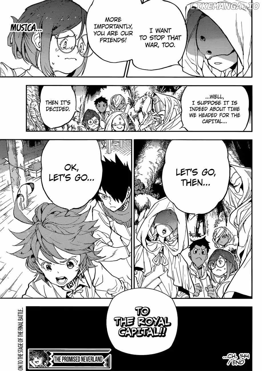 Yakusoku No Neverland chapter 144 - page 20