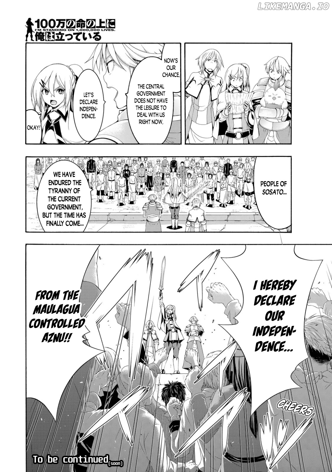 100-Man No Inochi No Ue Ni Ore Wa Tatte Iru chapter 76 - page 36