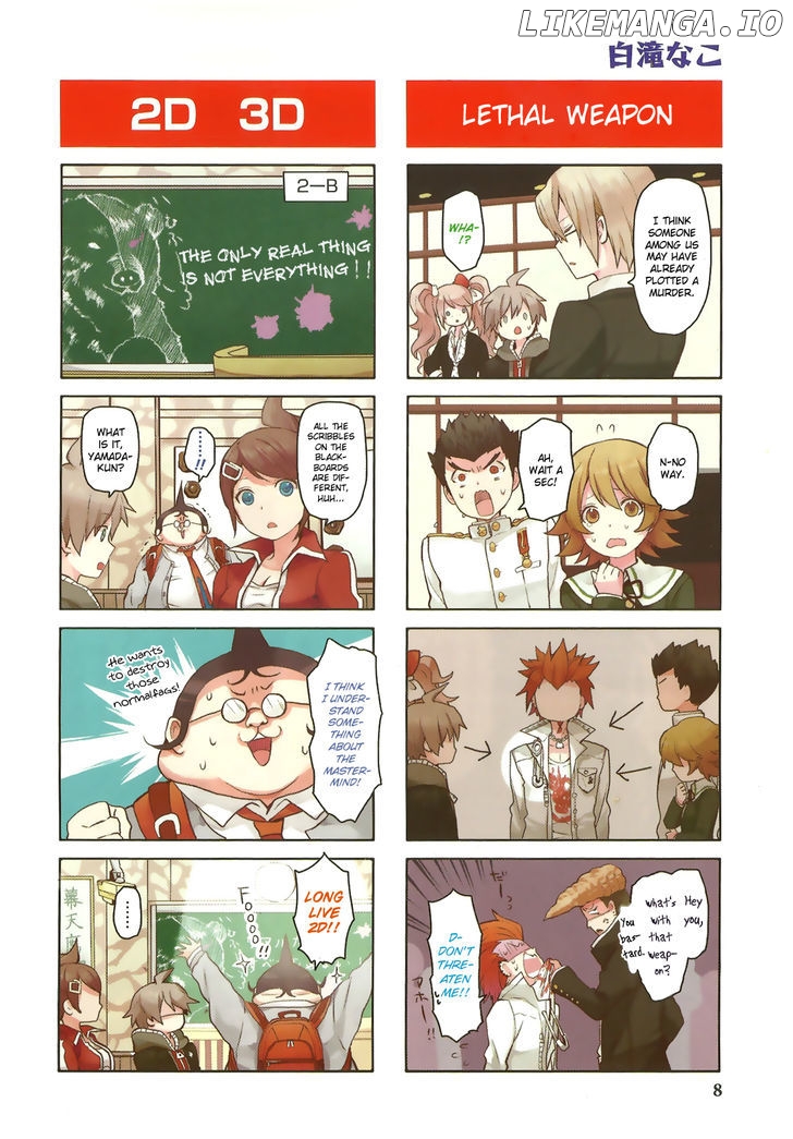 Danganronpa - Academy of Hope and High School of Despair 4-koma Kings chapter 2 - page 10