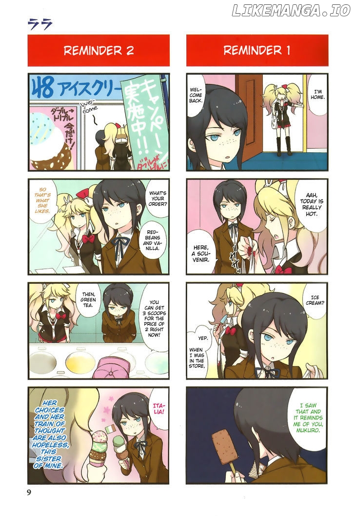 Danganronpa - Academy of Hope and High School of Despair 4-koma Kings chapter 2 - page 11