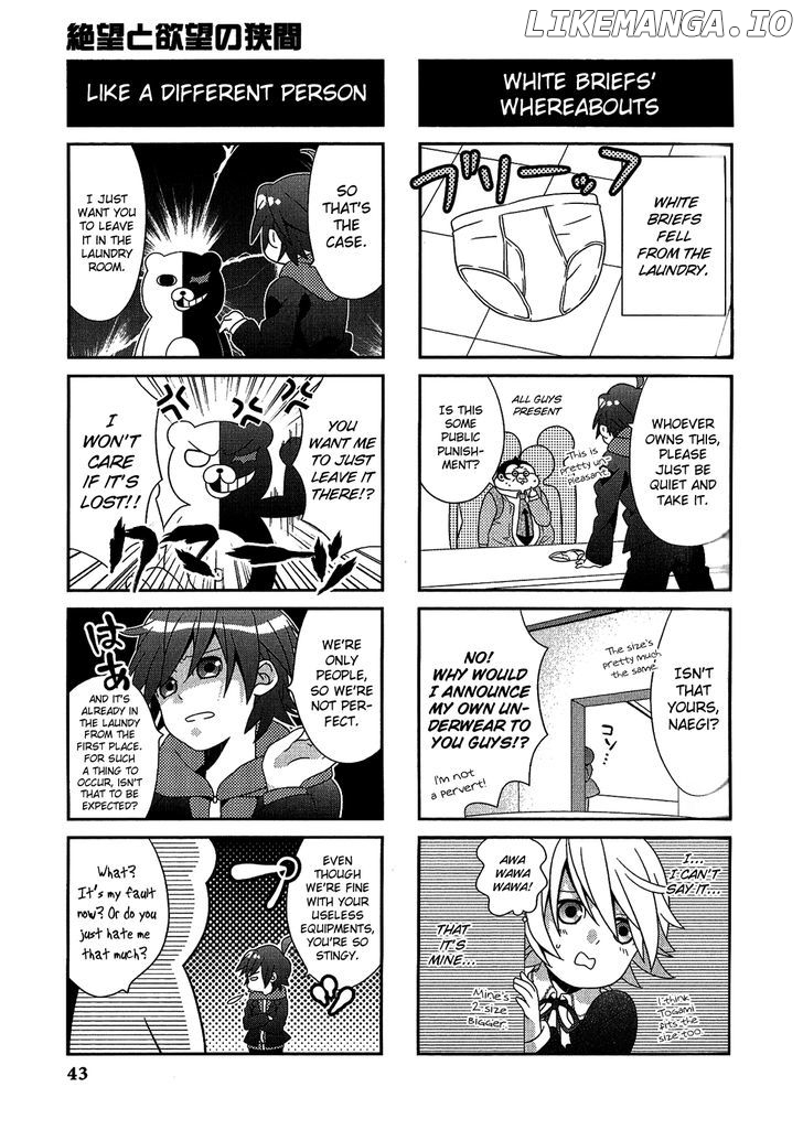 Danganronpa - Academy of Hope and High School of Despair 4-koma Kings chapter 2 - page 45