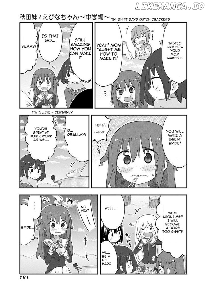 Akita Imokko! Ebina-Chan chapter 19.5 - page 11