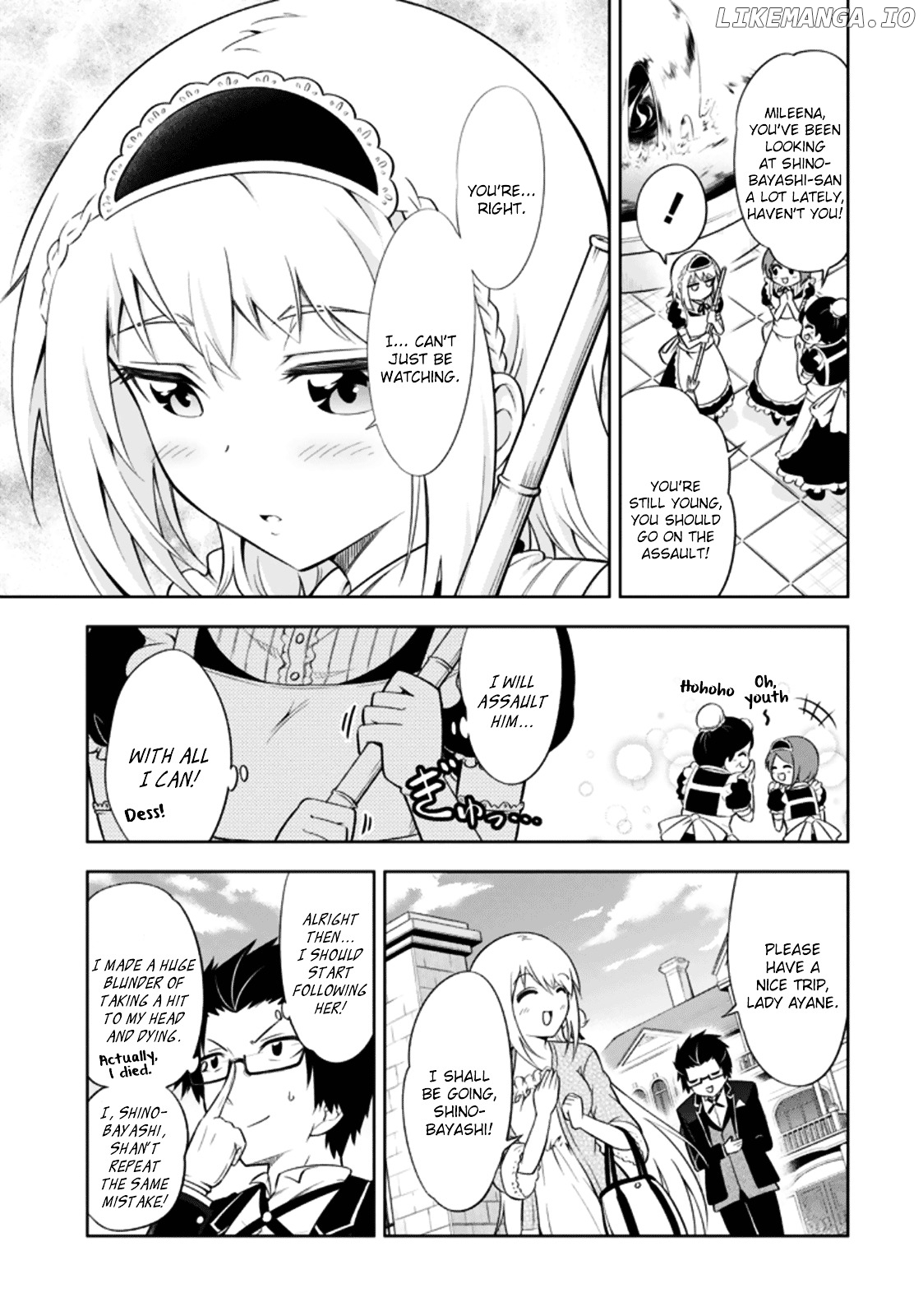 Ayane Oujou-sama wa Sanova B**ch ni Araserareru chapter 10 - page 3