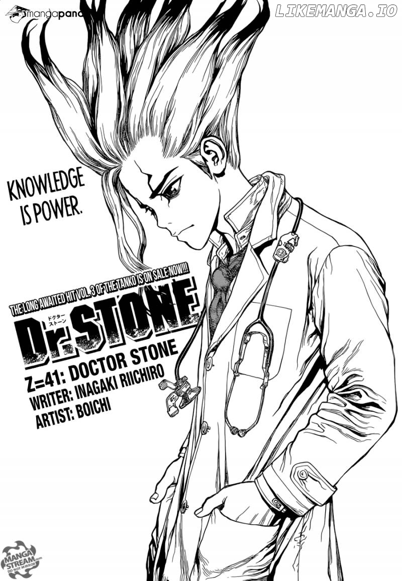 Dr. Stone chapter 41 - page 1