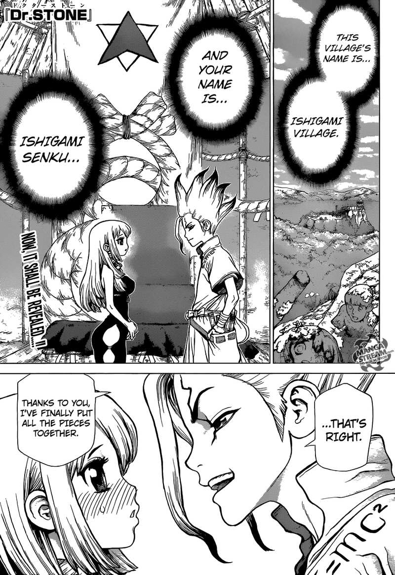 Dr. Stone chapter 42 - page 1