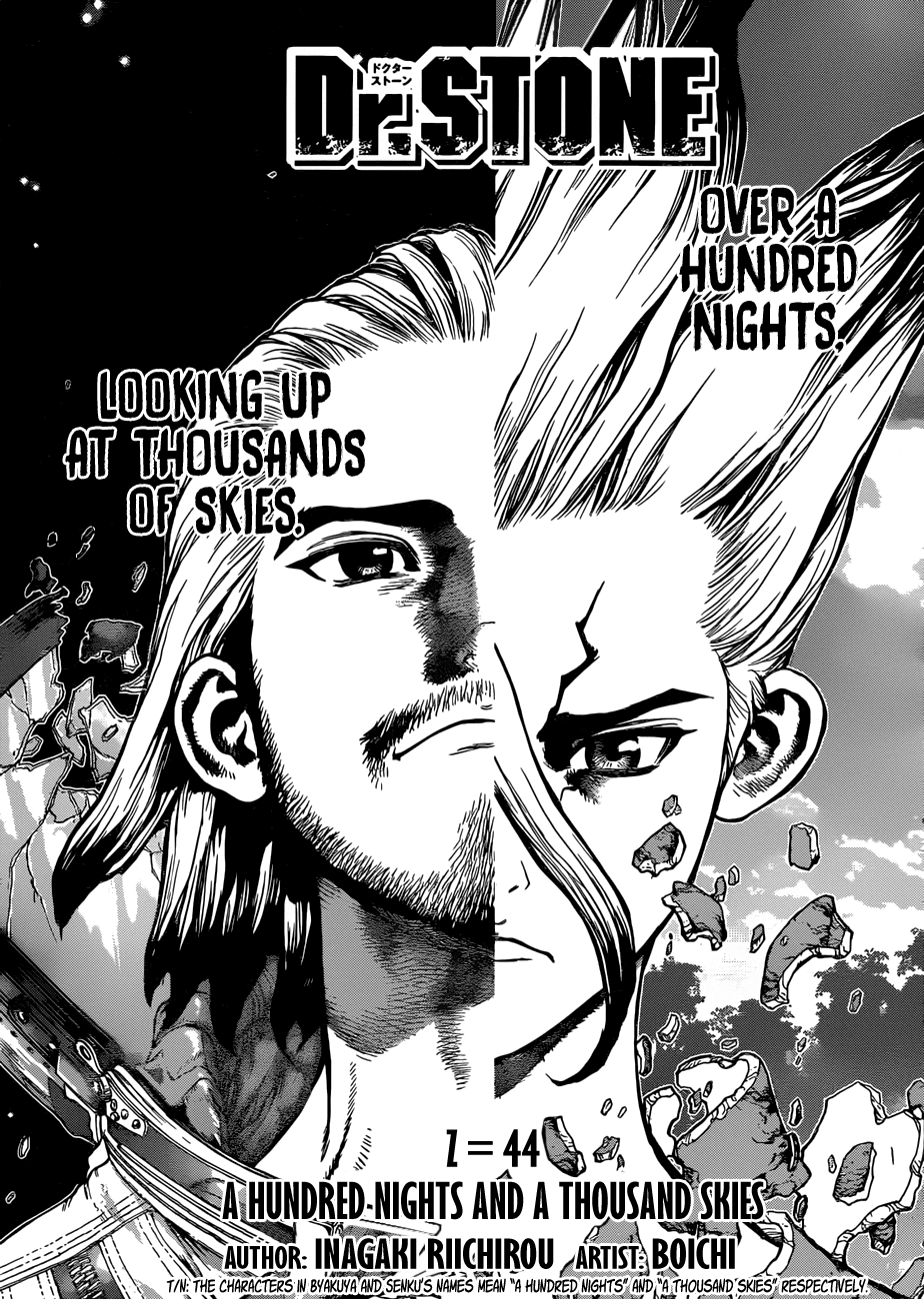 Dr. Stone chapter 44 - page 1