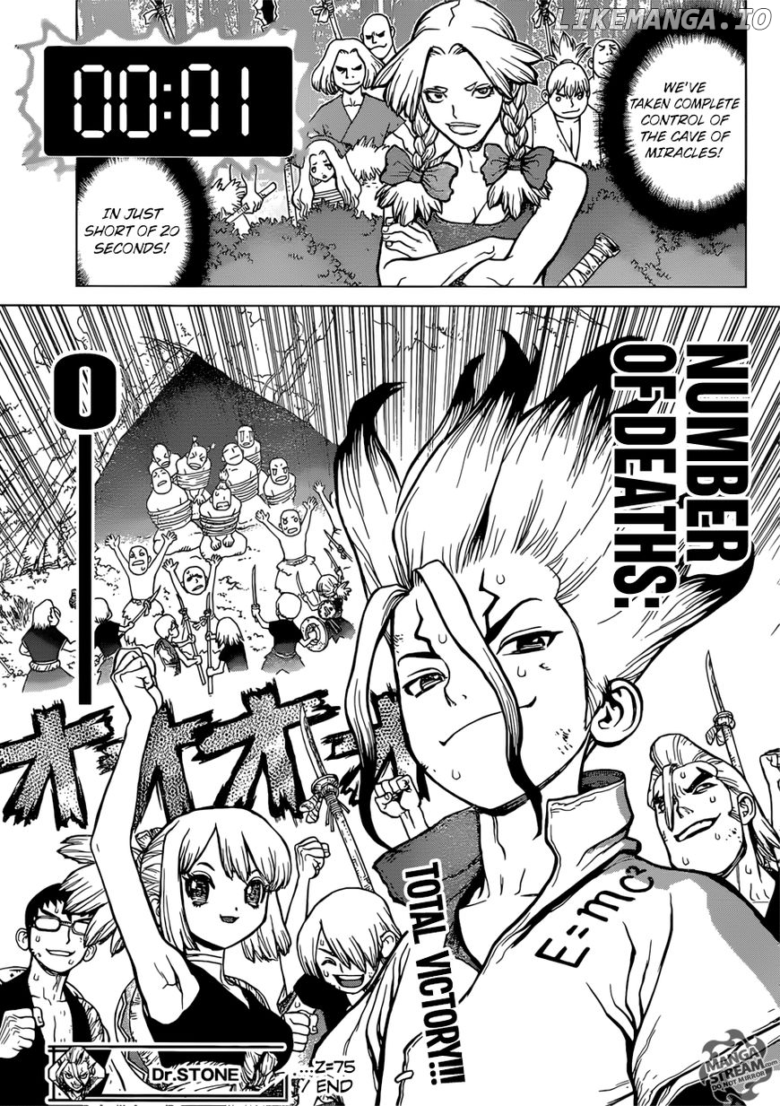 Dr. Stone chapter 75 - page 17