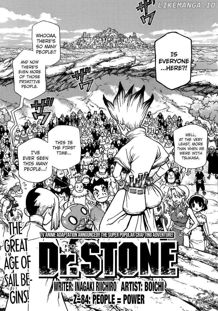 Dr. Stone chapter 84 - page 1