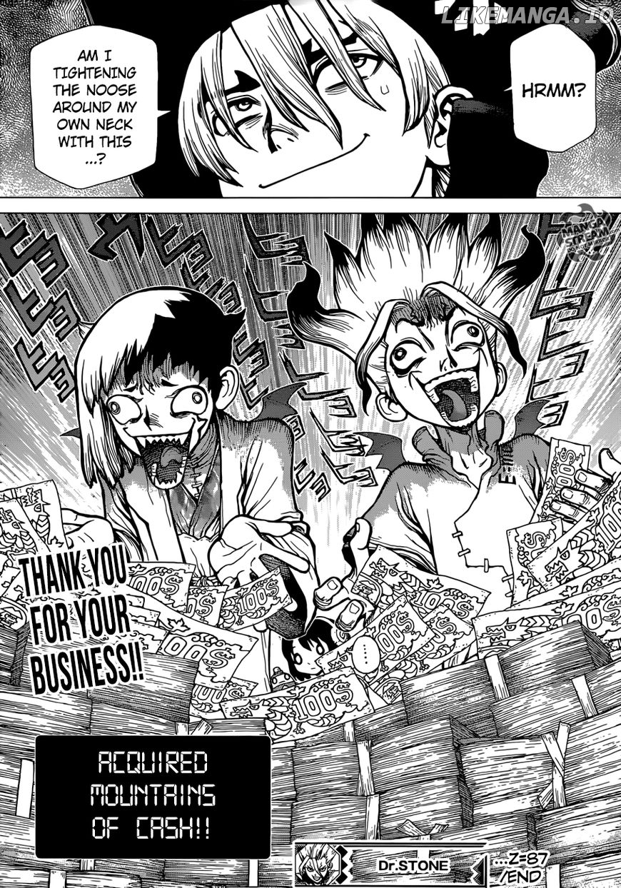 Dr. Stone chapter 87 - page 20