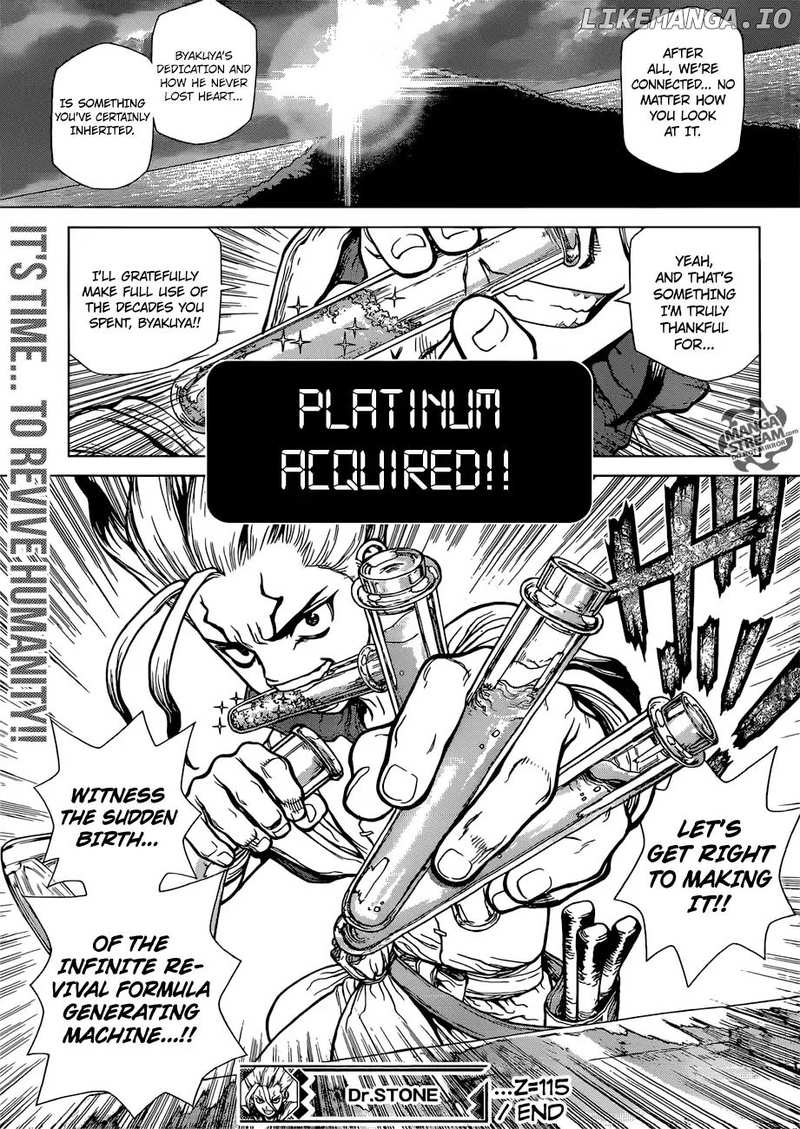 Dr. Stone chapter 115 - page 20