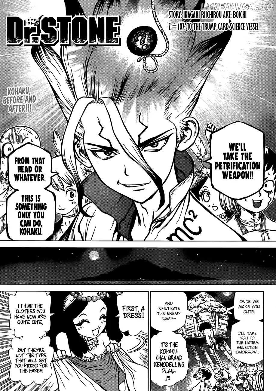 Dr. Stone chapter 107 - page 1