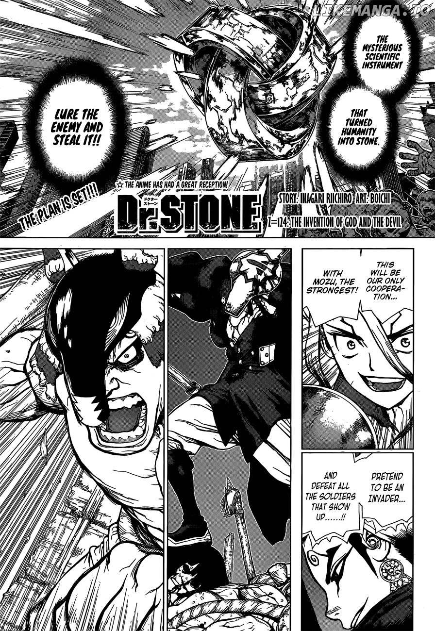 Dr. Stone chapter 124 - page 1