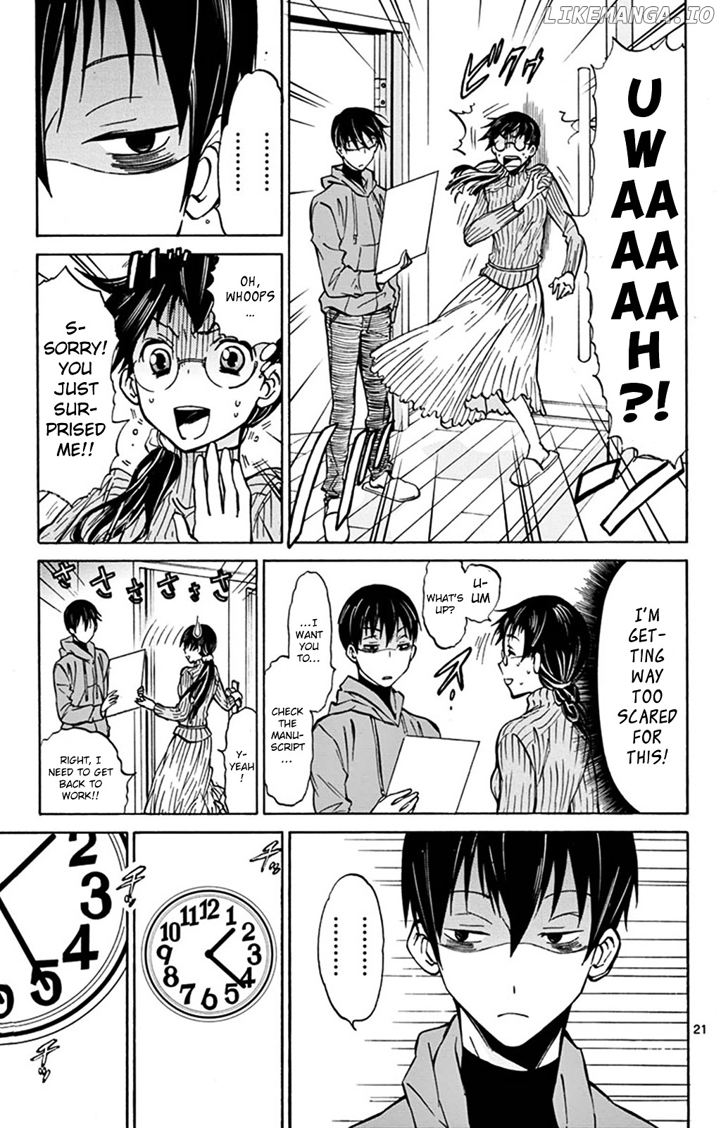 Dousei Sensei wa Renai ga Wakaranai. chapter 2 - page 21