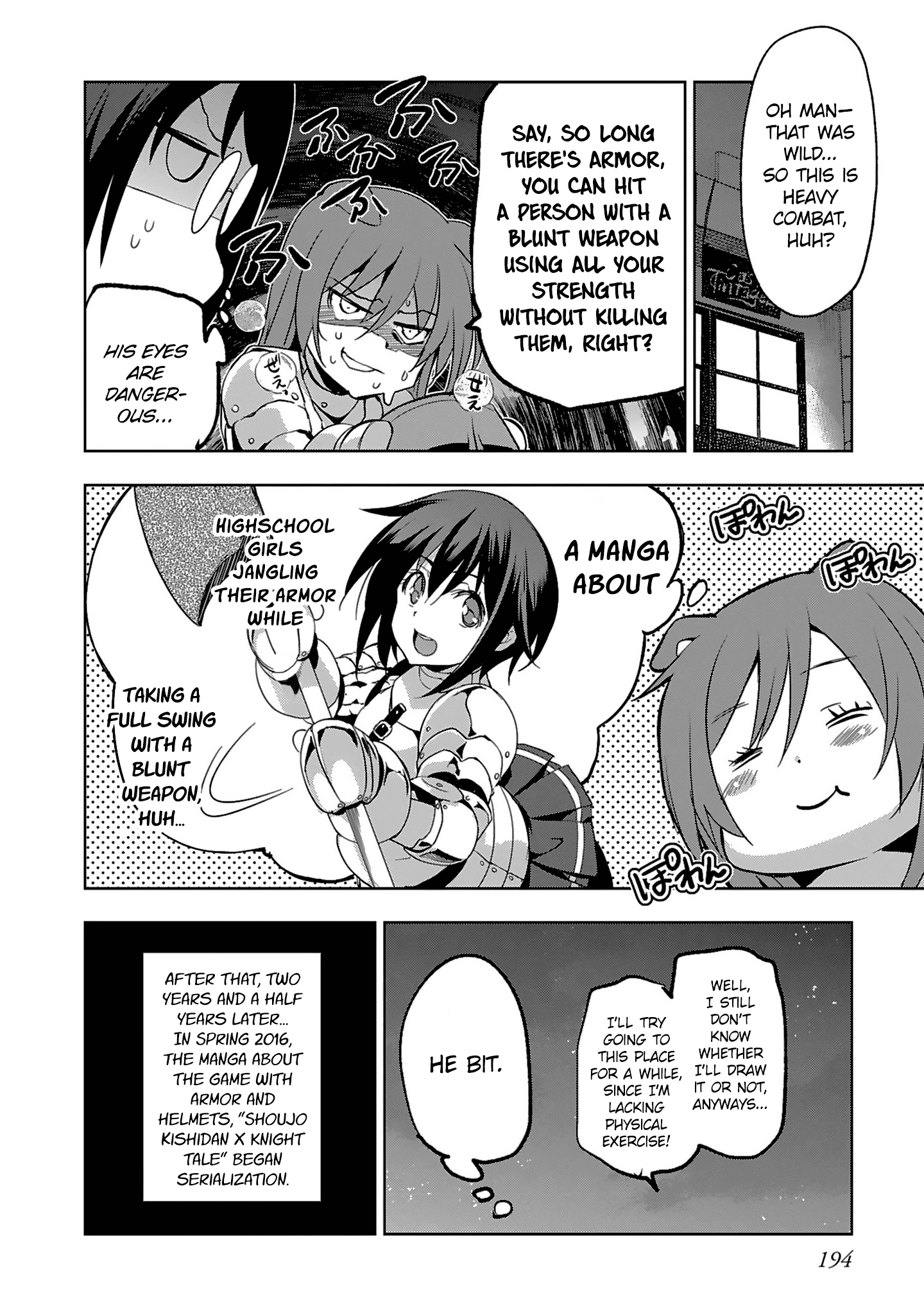 Shoujo Kishidan X Knight Tale chapter 5.5 - page 6