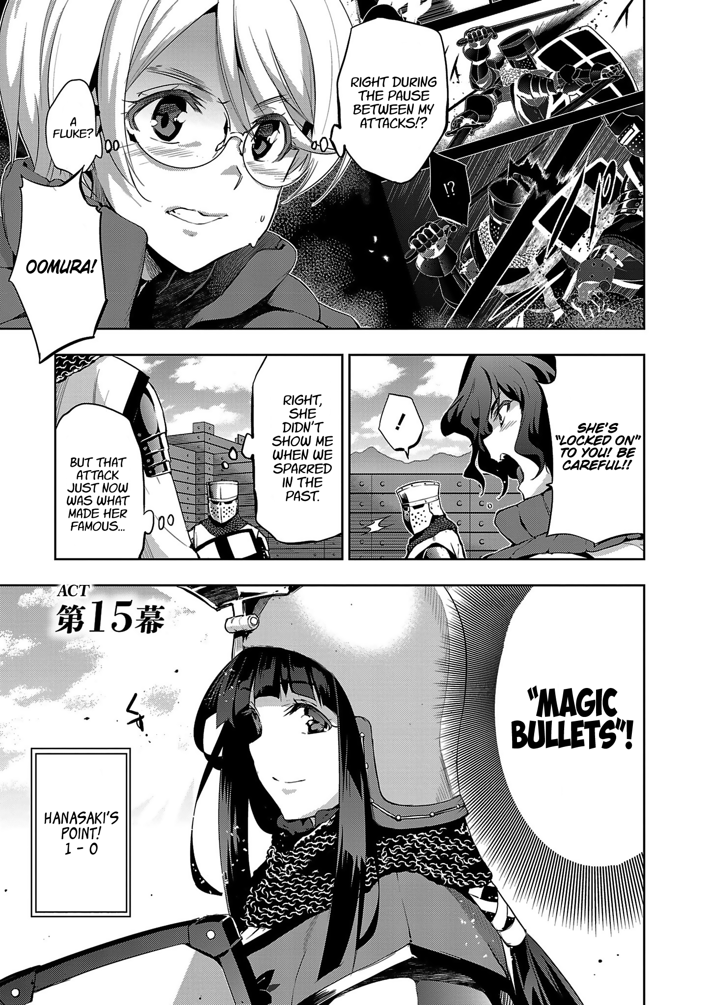 Shoujo Kishidan X Knight Tale chapter 15 - page 1