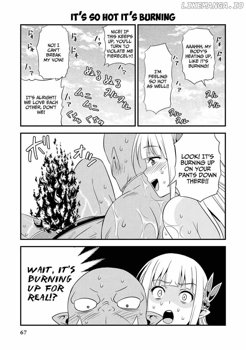 Hentai Elf To Majime Orc chapter 4.5 - page 6