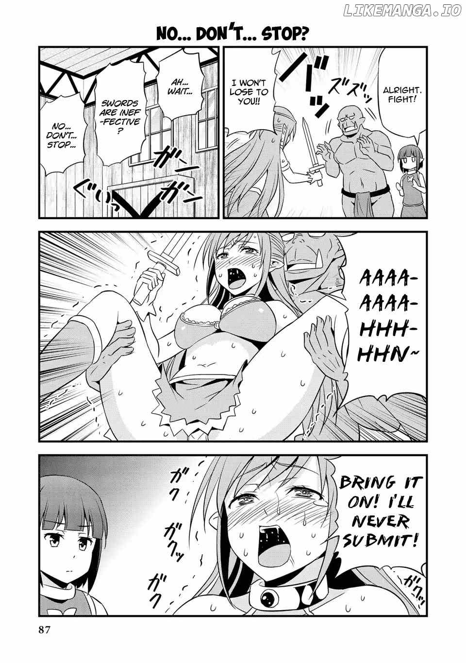 Hentai Elf To Majime Orc chapter 5.5 - page 8