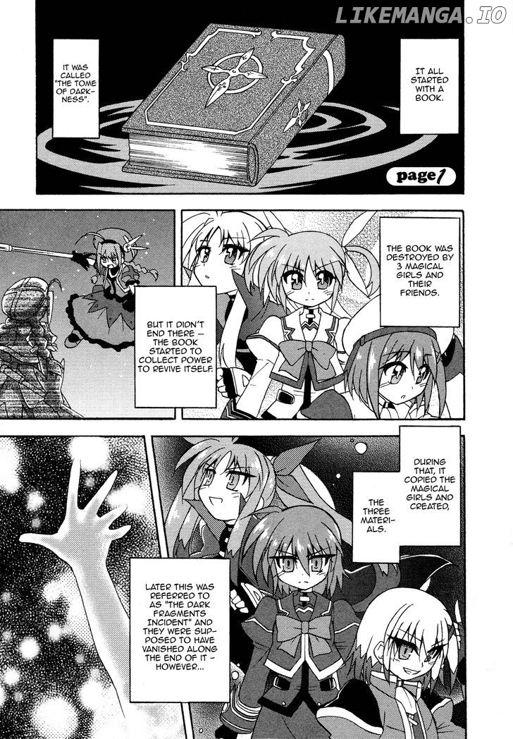 Mahou Shoujo Lyrical Nanoha A's Portable - The Gears of Destiny - Material Musume. chapter 1 - page 1