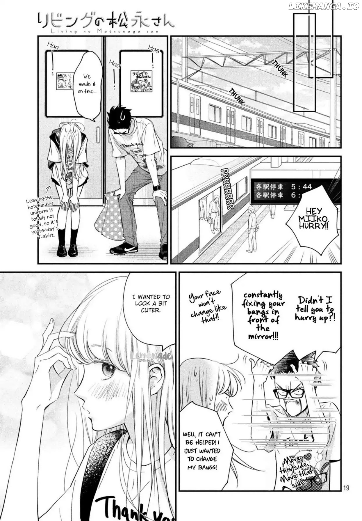 Living No Matsunaga-San chapter 18 - page 20