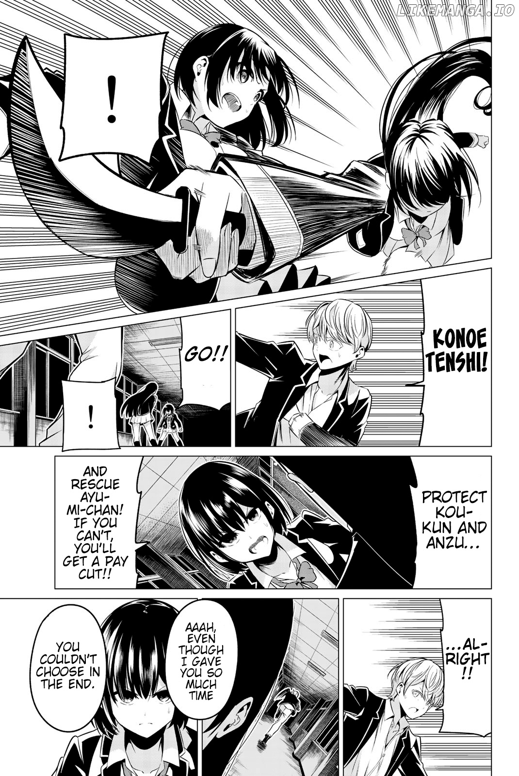 Sekai ka Kanojo ka Erabenai chapter 33 - page 35