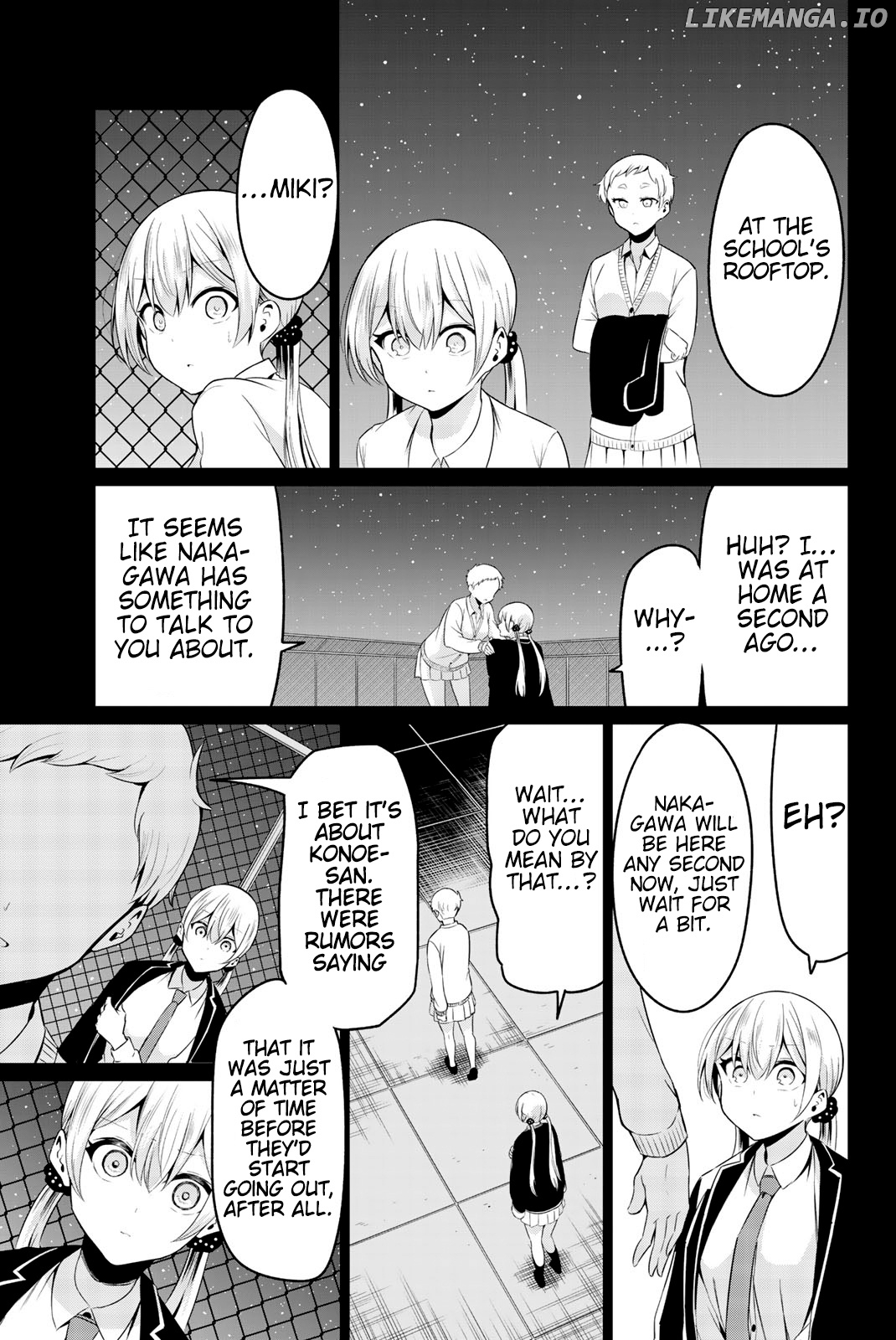 Sekai ka Kanojo ka Erabenai chapter 34 - page 4