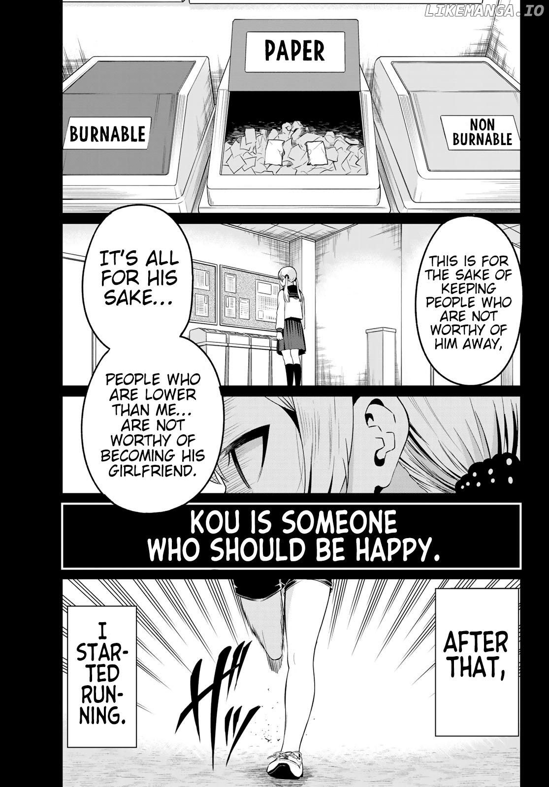 Sekai ka Kanojo ka Erabenai chapter 35 - page 17