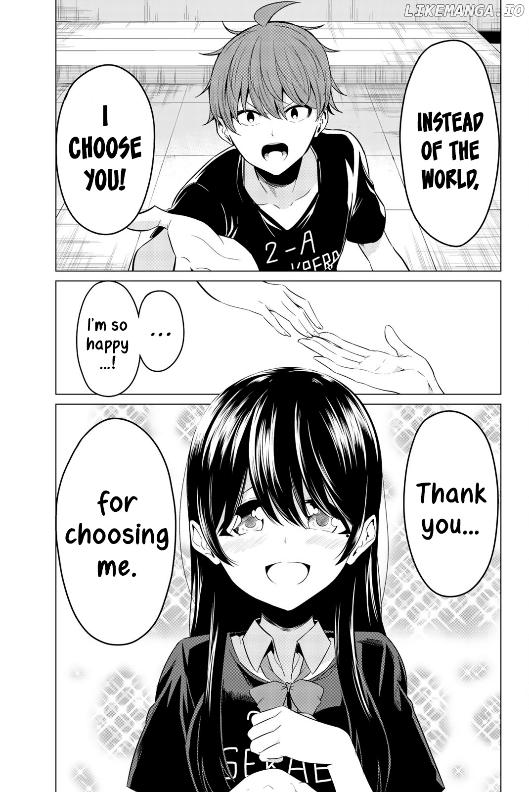 Sekai ka Kanojo ka Erabenai chapter 26 - page 2