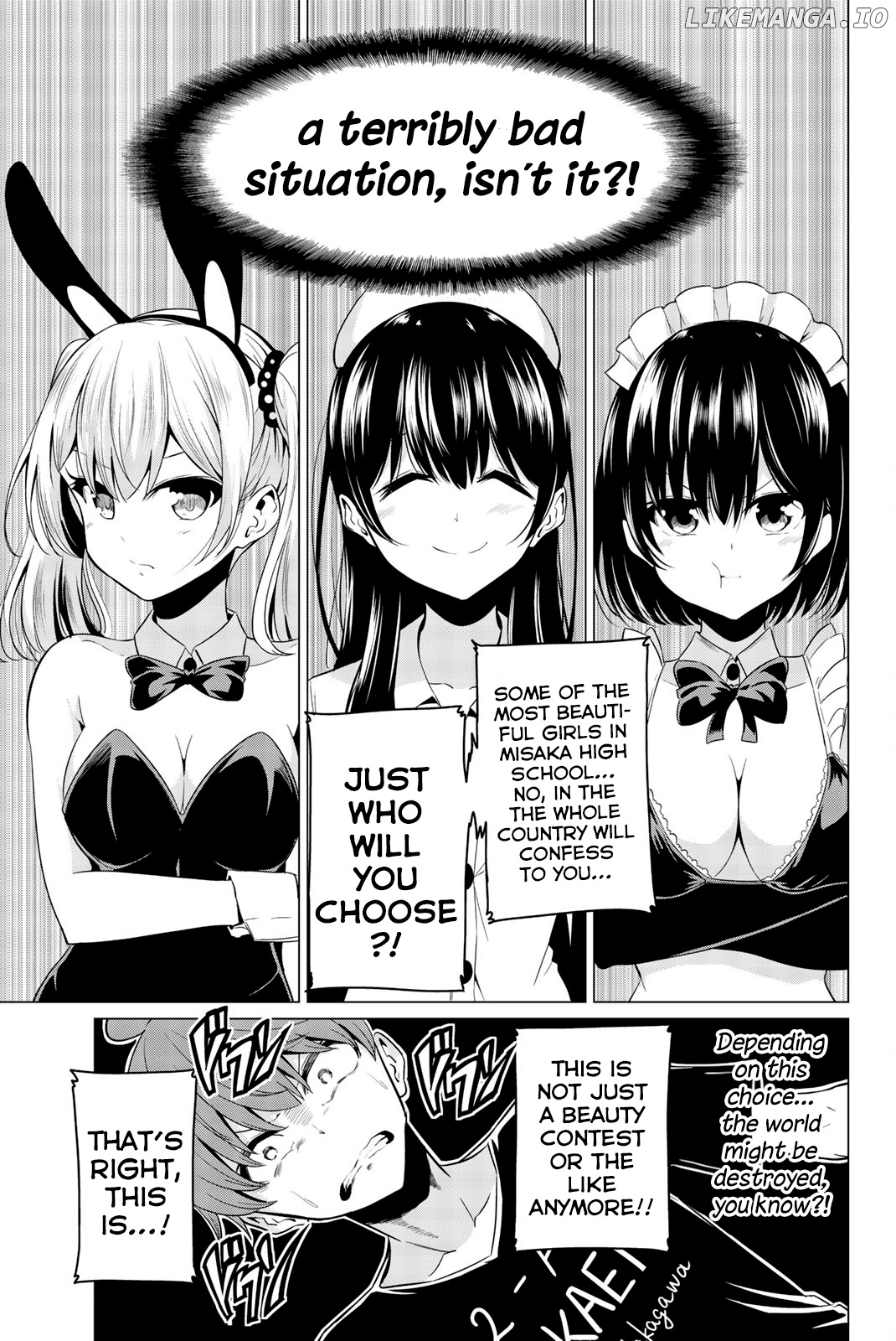 Sekai ka Kanojo ka Erabenai chapter 26 - page 36