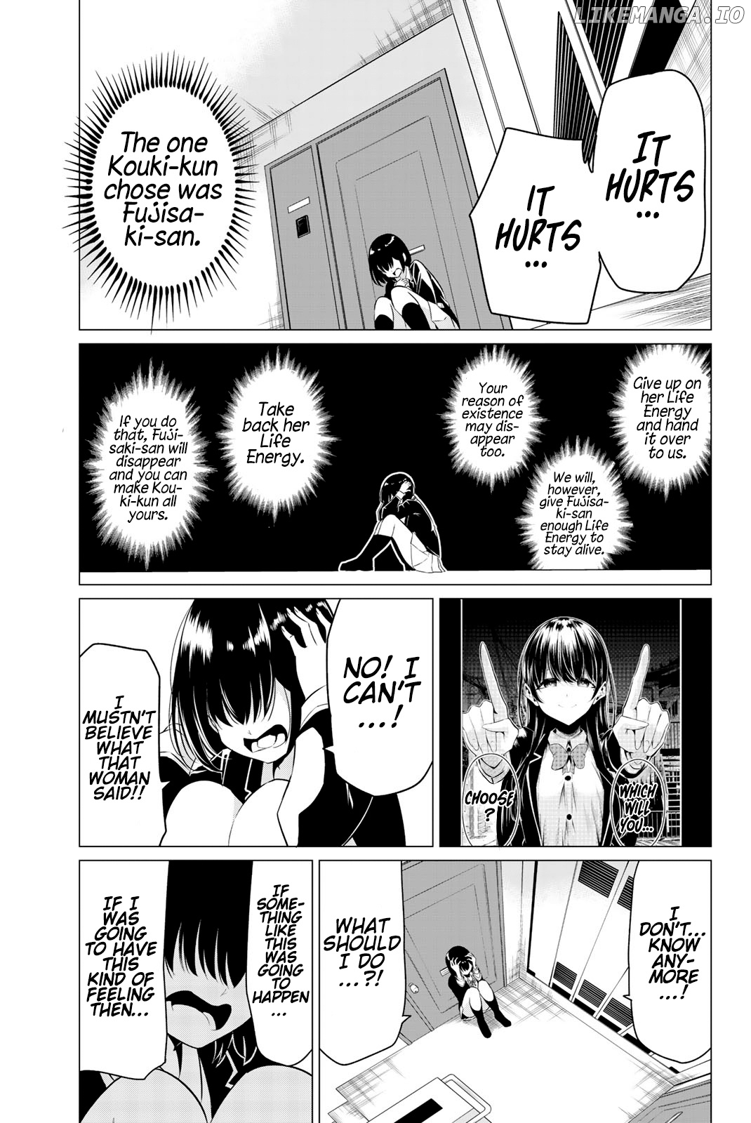 Sekai ka Kanojo ka Erabenai chapter 32 - page 10