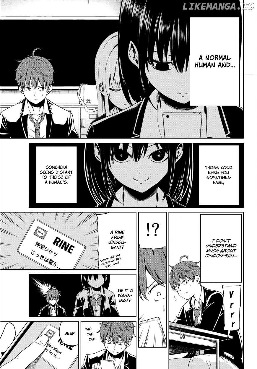 Sekai ka Kanojo ka Erabenai chapter 5 - page 16