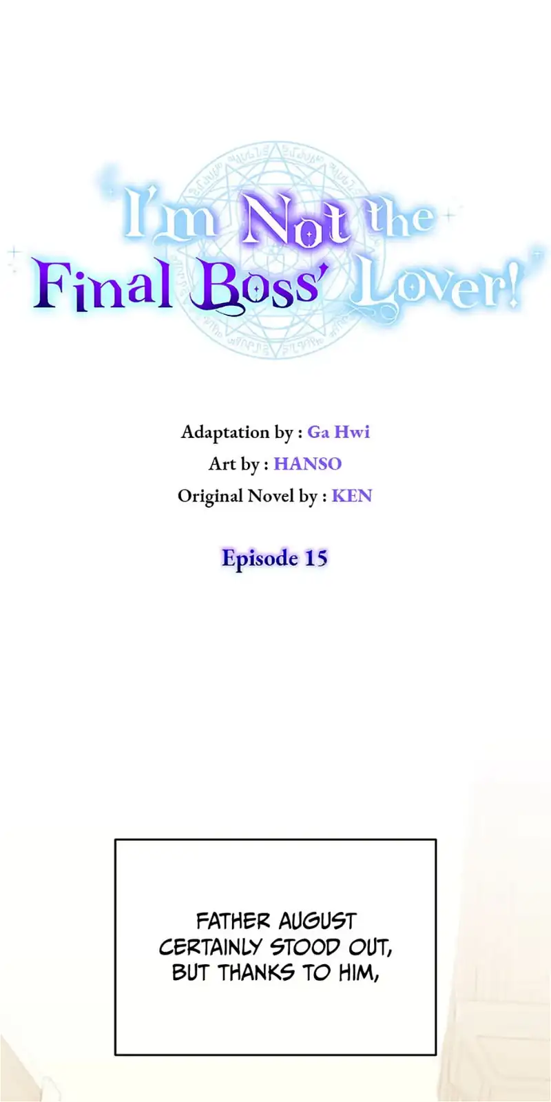 I’m Not the Final Boss’ Lover Chapter 15 - page 14