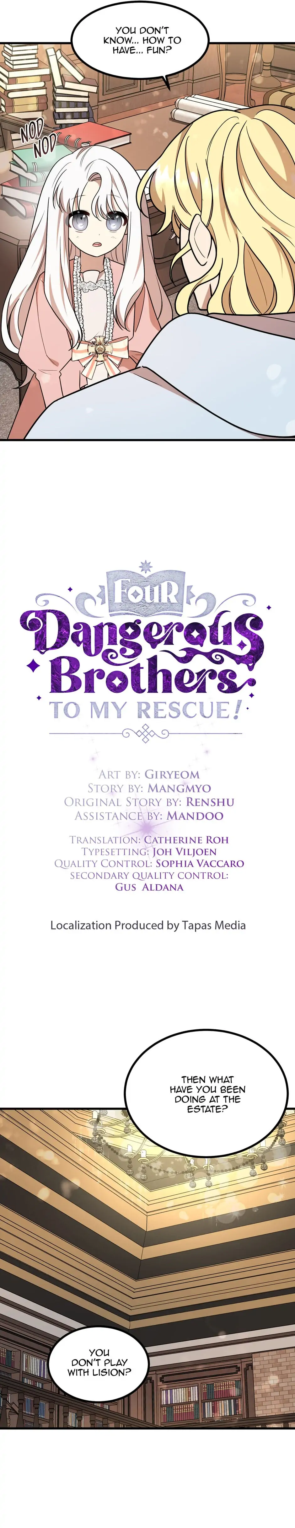 Four Dangerous Brothers to My Rescue! Chapter 12 - page 7