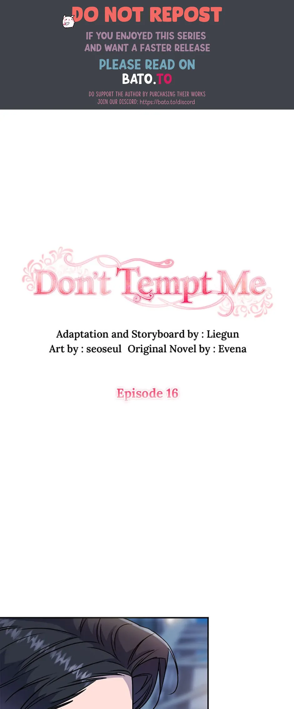 Don't Tempt Me Chapter 16 - page 1