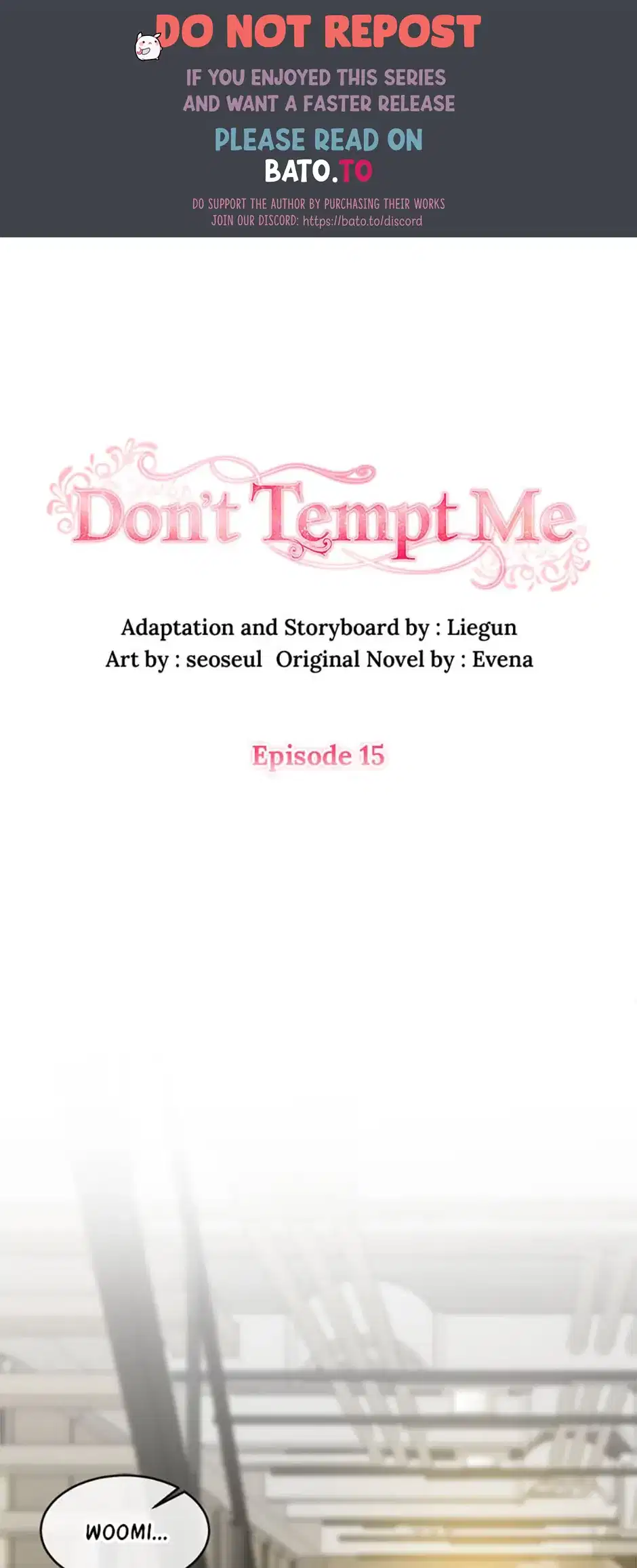 Don't Tempt Me Chapter 15 - page 1