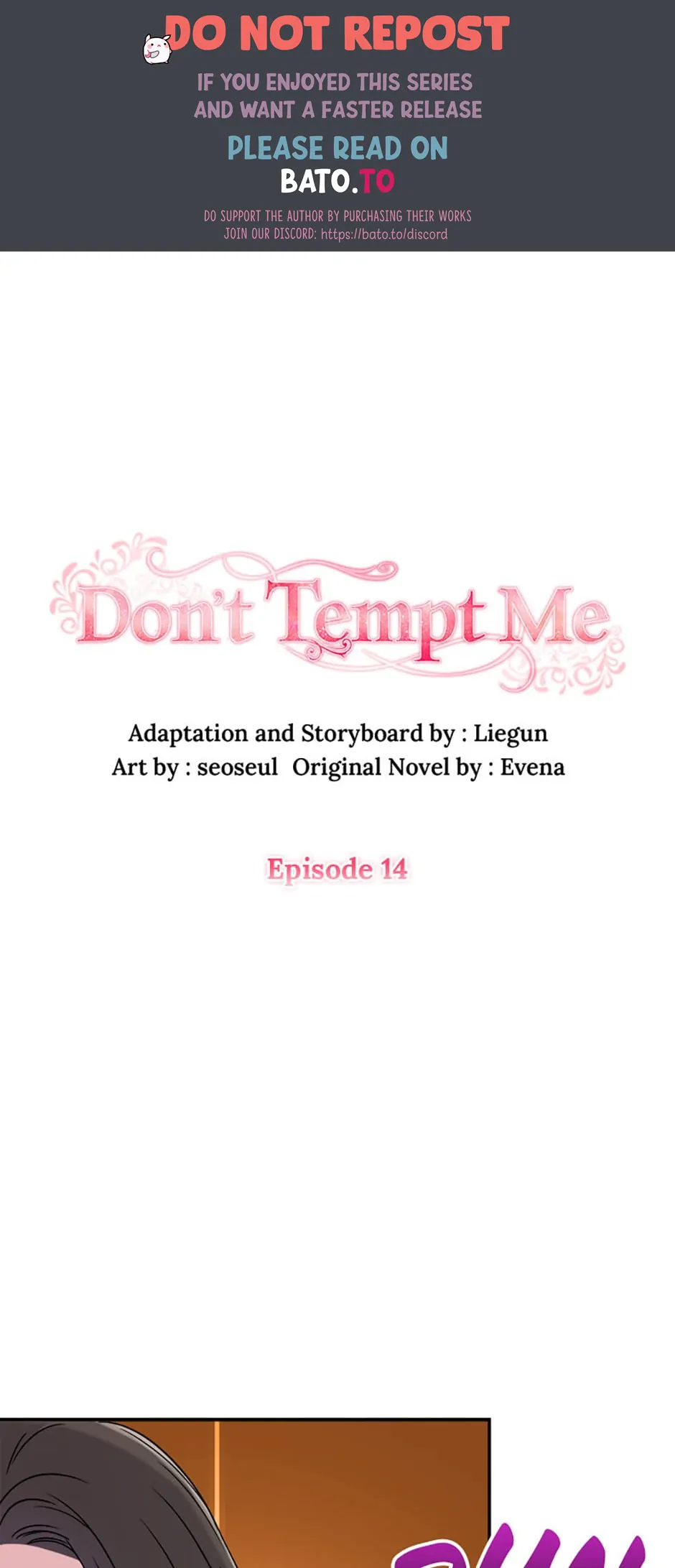 Don't Tempt Me Chapter 14 - page 1