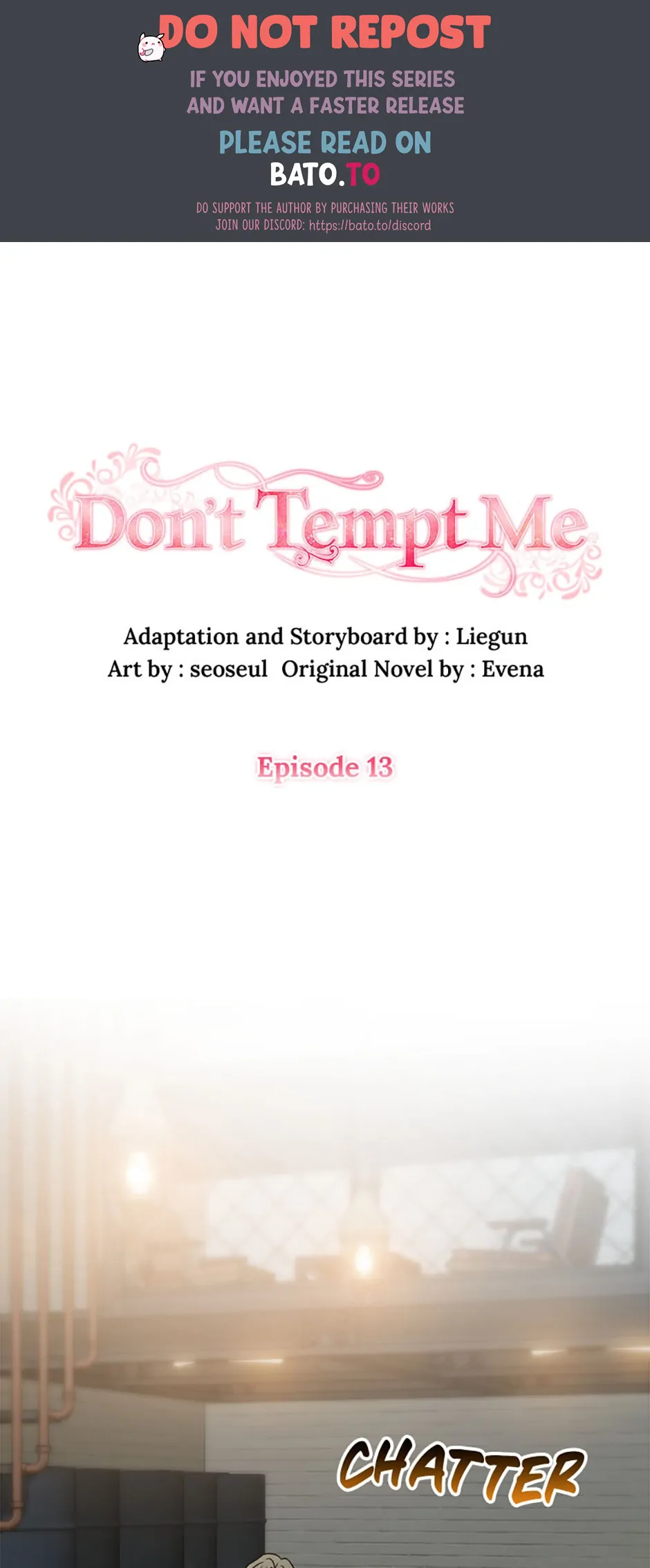 Don't Tempt Me Chapter 13 - page 1