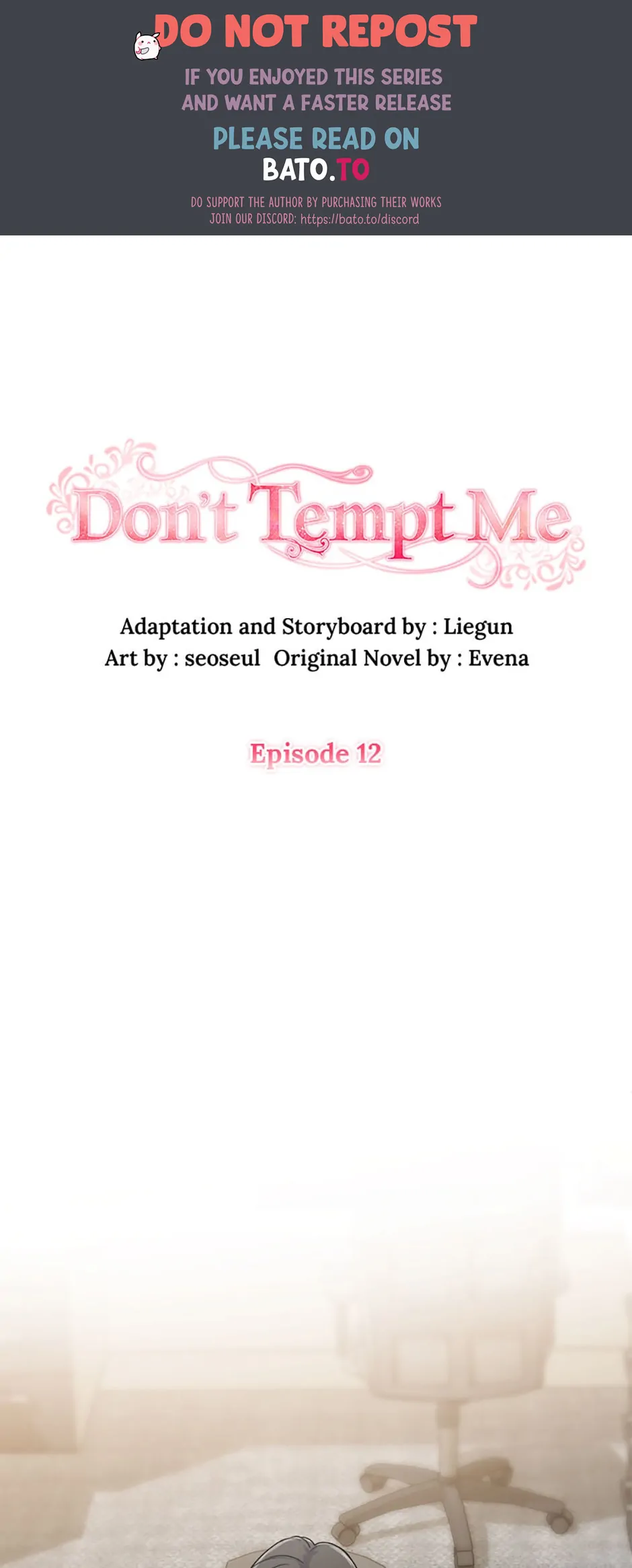 Don't Tempt Me Chapter 12 - page 1