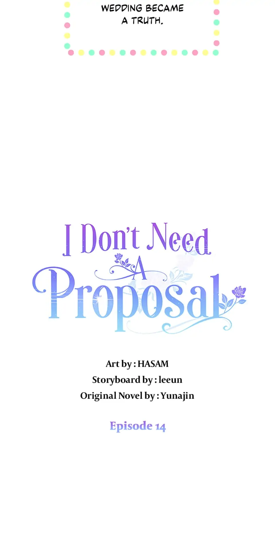 I Don't Need A Proposal Chapter 14 - page 10