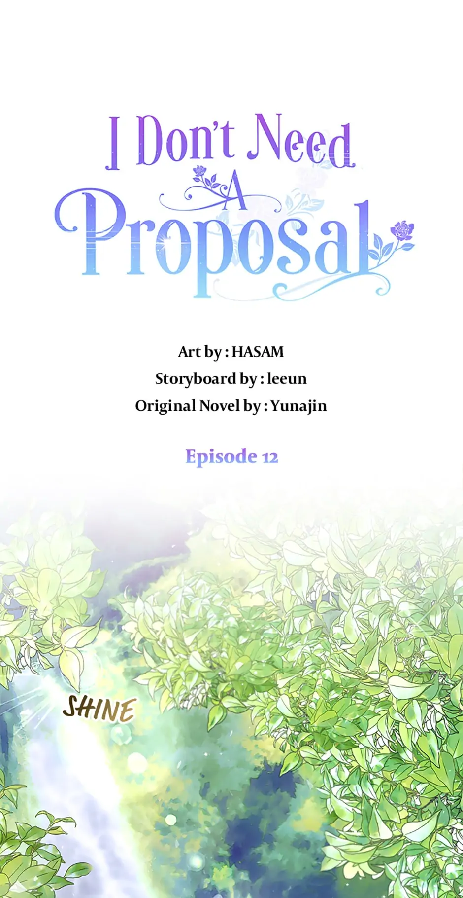 I Don't Need A Proposal Chapter 12 - page 1