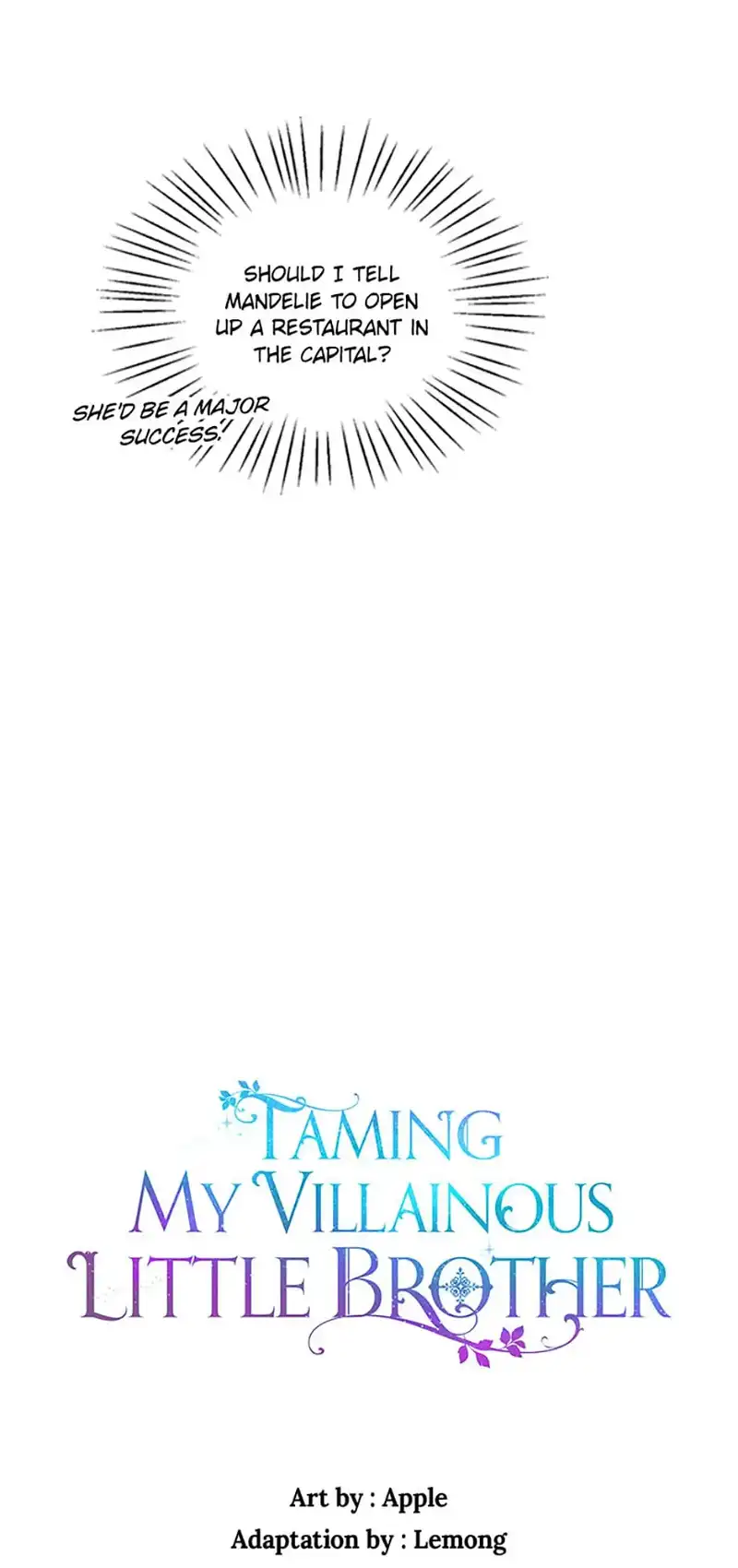 Taming My Villainous Little Brother Chapter 33 - page 9