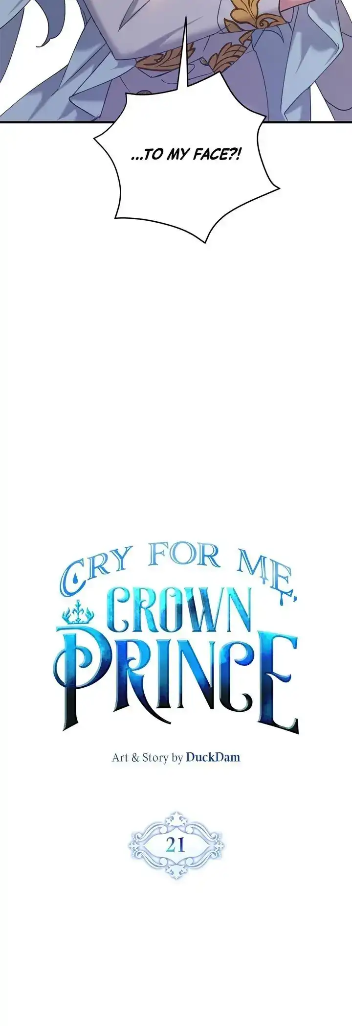 Please Cry, Crown Prince Chapter 21 - page 2