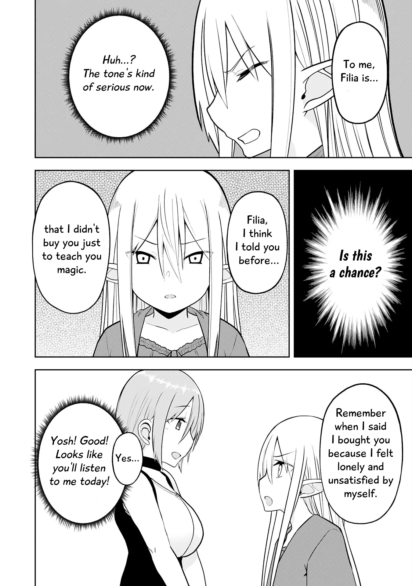 Eroi Koto Suru Tame Ni Kyonyuu Bishoujo Dorei O Katta Hazu Ga, Oshishou-Sama To Shitawa Rete Omotta Toori Ni Ikanaku Naru Hanashi Chapter 16 - page 25