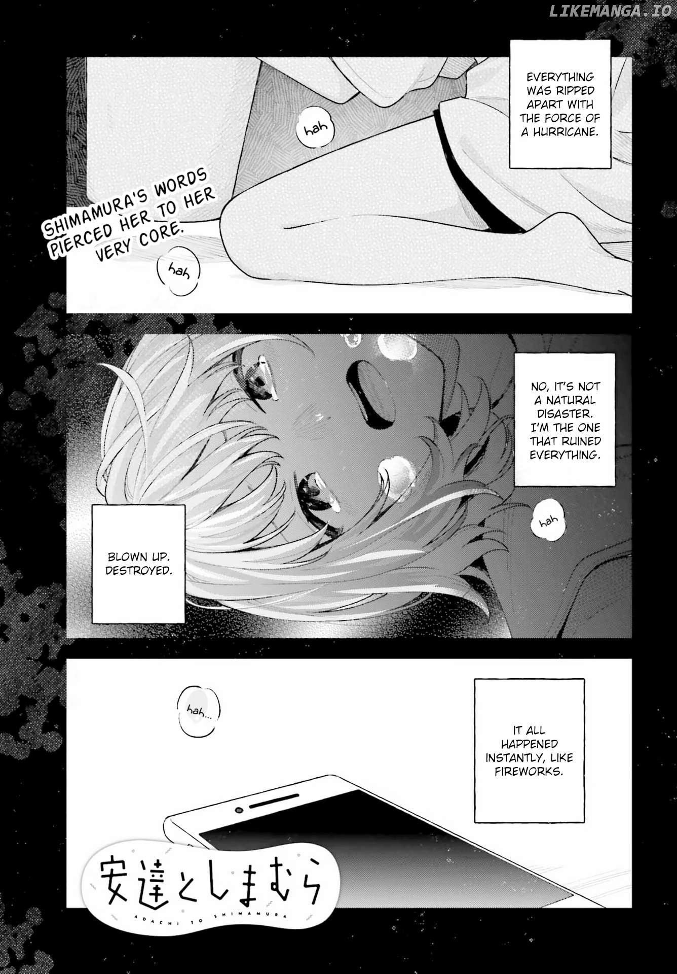 Adachi To Shimamura (Moke Yuzuhara) Chapter 44.1 - page 1